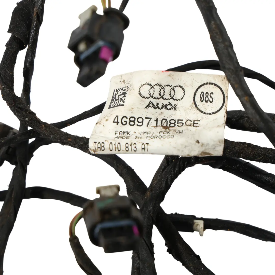 4G8 Faisceau De Câblage Capteur Stationnement Arrière pour Audi A7 à propos du numéro de pièce 4G8971085CE Audi A7 4G8 Faisceau De Câblage Capteur Stationnement Arrière - SKU 4G8971085CE - Numéro de pièce 4G8971085CE