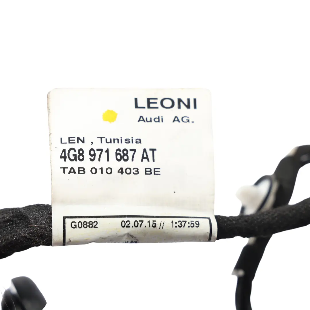 Audi A7 4G Kabelbaum Kabel Hintertür Links Rechts - SKU 4G8971687AT - Teilenummer 4G8971687AT