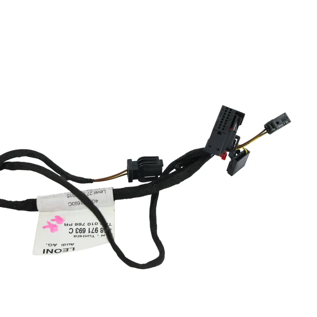 Tür Kabelbaum Kabelstrang Hinten Links Rechts für Audi A7 4G mit Teilenummer 4G8971693C Audi A7 4G Tür Kabelbaum Kabelstrang Hinten Links Rechts - SKU 4G8971693C - Teilenummer 4G8971693C