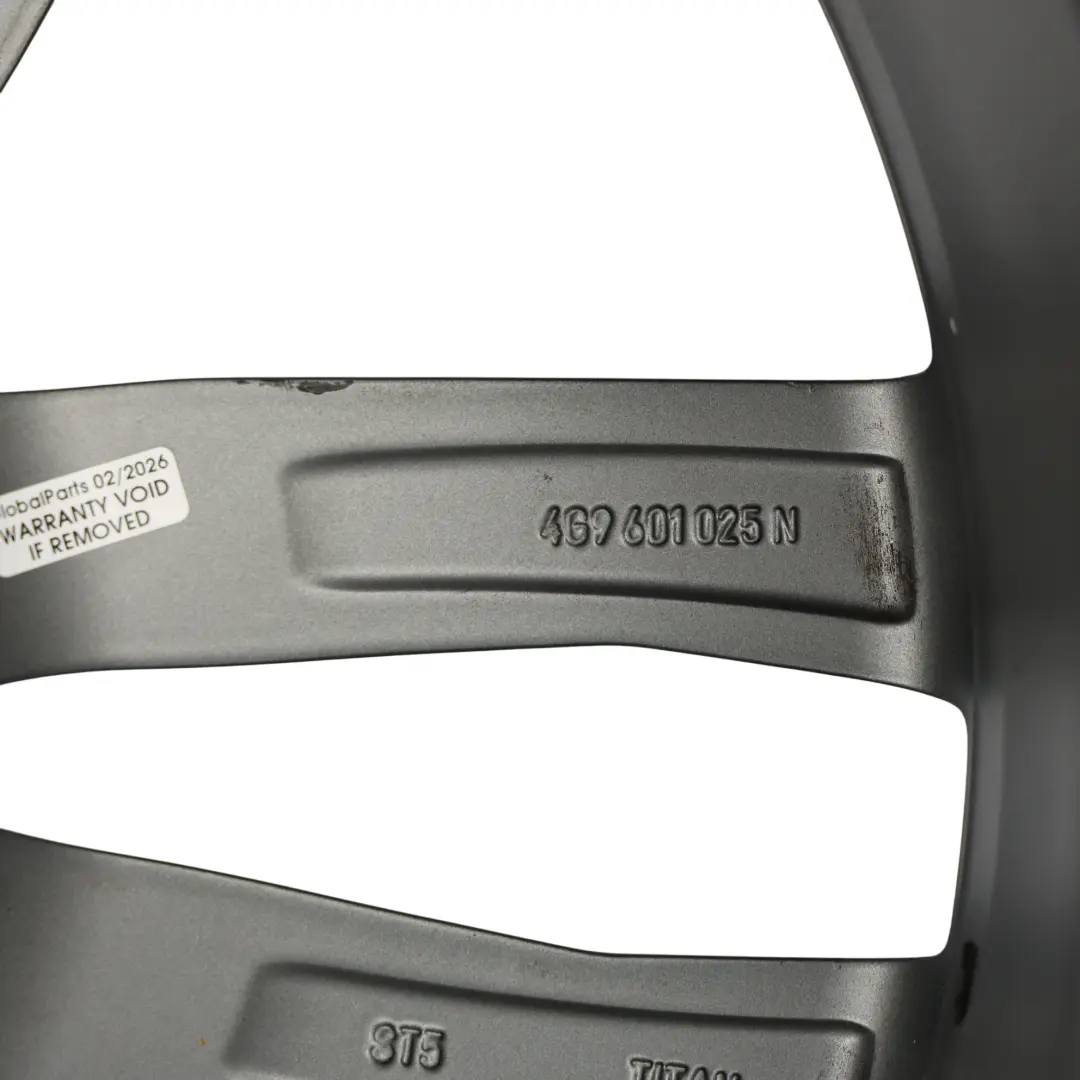 Plata Llanta Aleación 20 "8.5J ET:43 Doble Estrella para Audi A6 C7 4G con número de pieza 4G9601025N Audi A6 C7 4G Plata Llanta Aleación 20 "8.5J ET:43 Doble Estrella - SKU 4G9601025N-1 - Número de pieza 4G9601025N