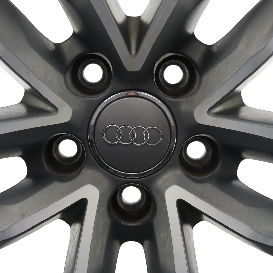 Audi A6 C7 4G Argento Cerchio Lega 20" 8.5J ET:43 Doppia Stella Raggi - SKU 4G9601025N-1 - Numero di parte 4G9601025N