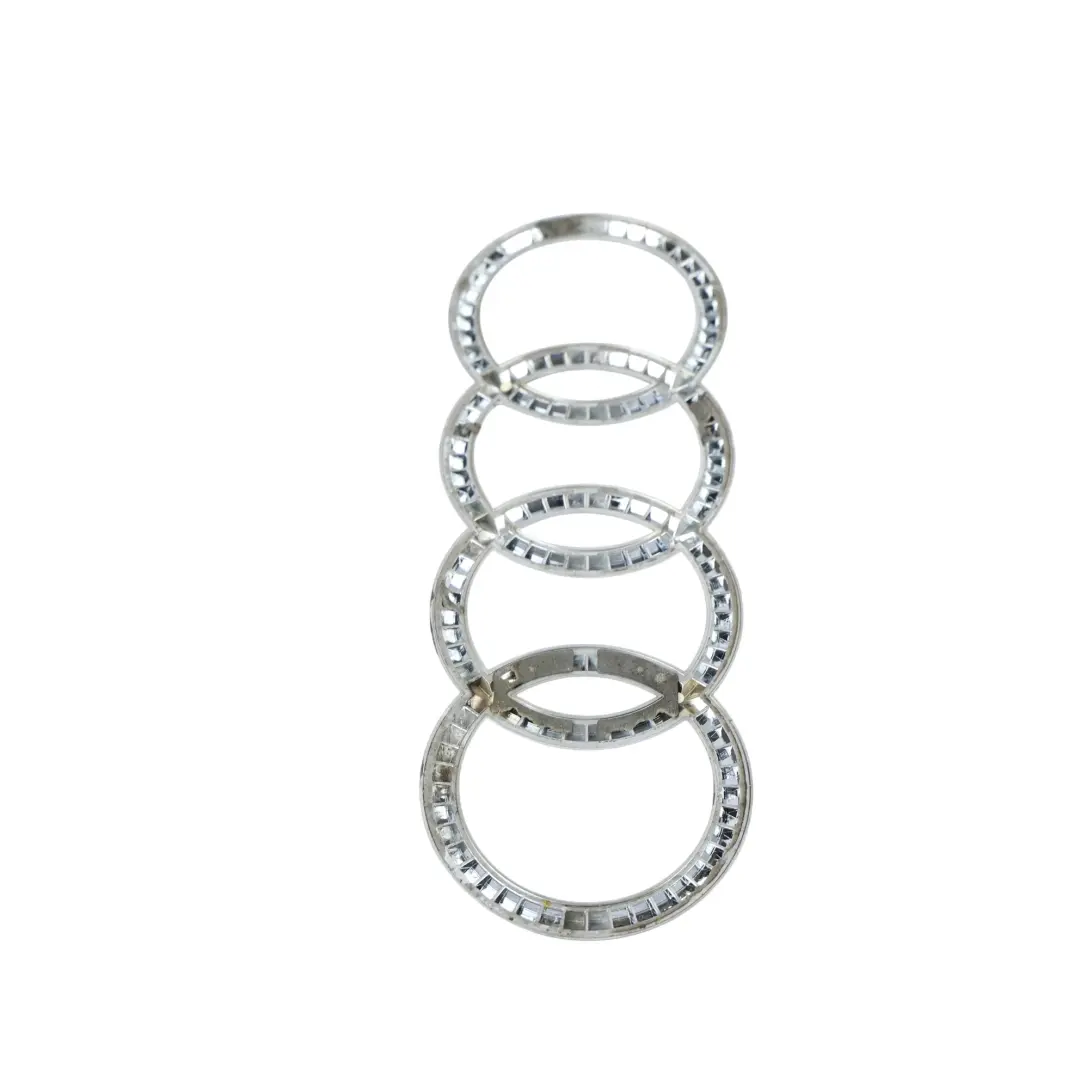 Emblem Logo Chrome to Audi A6 S6 RS6 C7 Rear Tailgate with Part number 4G9853742 Audi A6 S6 RS6 C7 Rear Tailgate Emblem Logo Chrome - SKU 4G9853742 - Part number 4G9853742