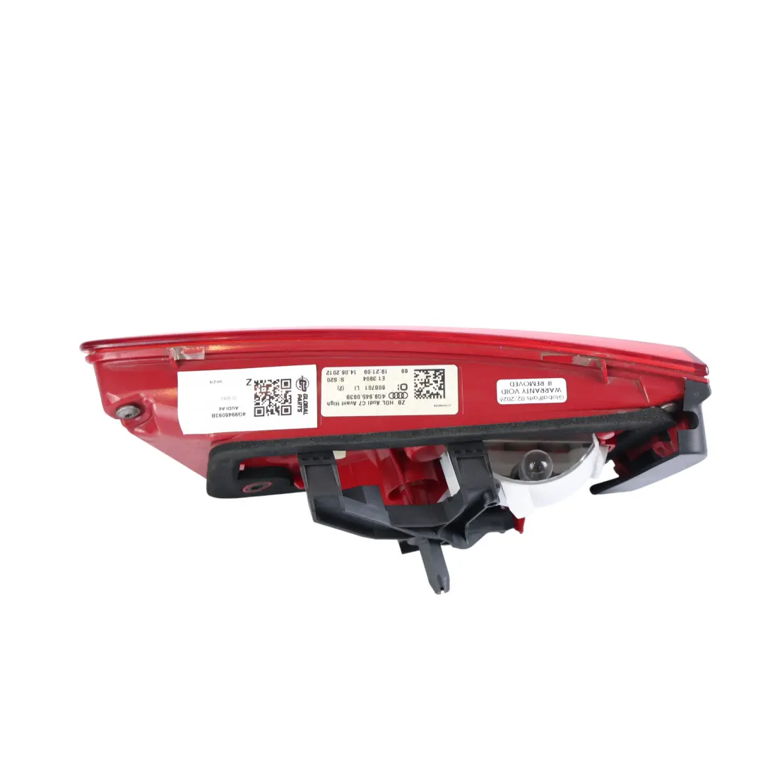 Lampa Tył Tylna Klapy Bagażnika Wewnętrzna Lewa do Audi A6 C7 o numerze 4G9945093B Audi A6 C7 Lampa Tył Tylna Klapy Bagażnika Wewnętrzna Lewa - SKU 4G9945093B - Numer Części 4G9945093B