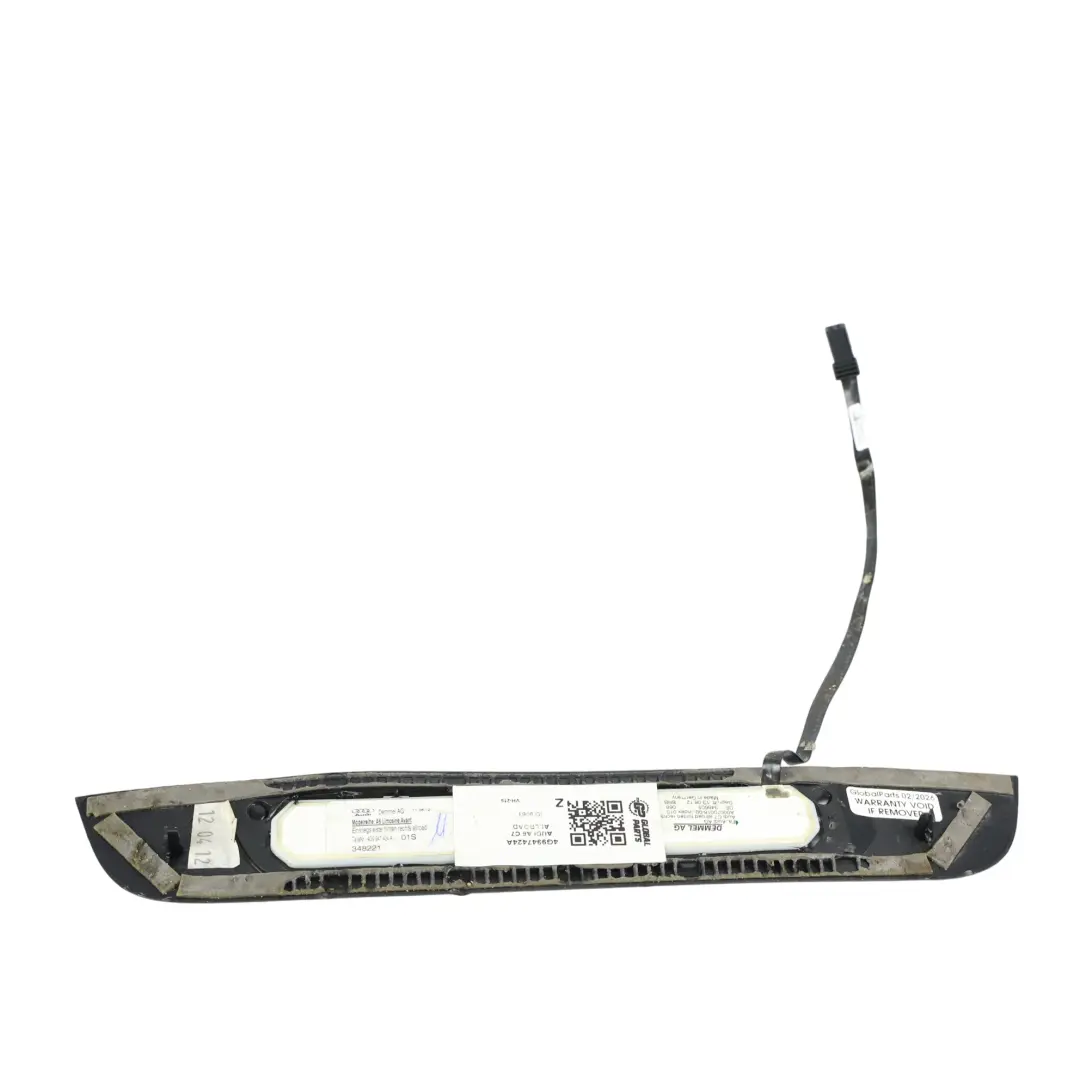 Einstiegs Leiste Tür Hinten Rechts Platte Allroad 4G0853376C für Audi A6 C7 Avant mit Teilenummer 4G9947424A Audi A6 C7 Avant Einstiegs Leiste Tür Hinten Rechts Platte Allroad 4G0853376C - SKU 4G9947424A - Teilenummer 4G9947424A