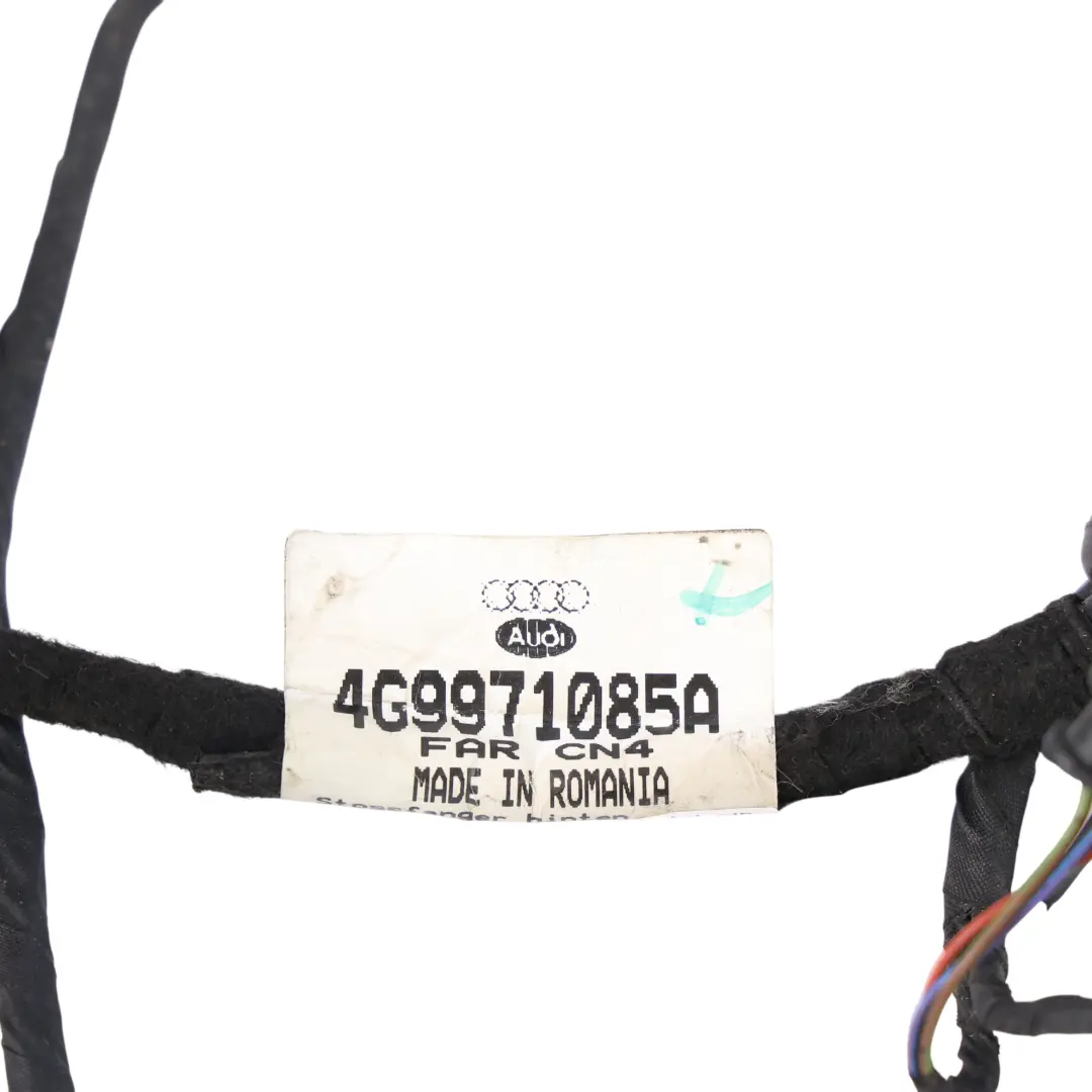 Faisceau Câblage Capteur PDC Pare Chocs Arrière Allroad pour Audi A6 C7 à propos du numéro de pièce 4G9971085A Audi A6 C7 Faisceau Câblage Capteur PDC Pare Chocs Arrière Allroad - SKU 4G9971085A - Numéro de pièce 4G9971085A