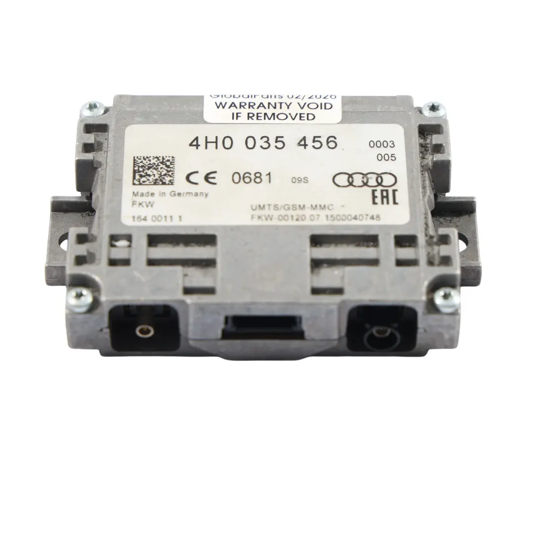 Audi A7 4G Antenna Amplificatore Modulo Di Controllo - SKU 4H0035456 - Numero di parte 4H0035456