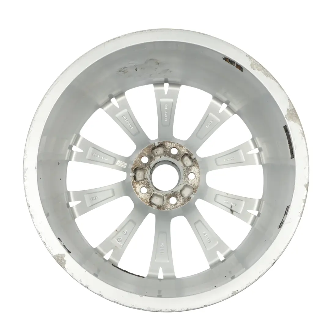 Rim Alloy Silver 19" 9J ET:33 Star Spoke to Audi A7 4G A8 D4 Wheel with Part number 4H0601025G Audi A7 4G A8 D4 Wheel Rim Alloy Silver 19" 9J ET:33 Star Spoke - SKU 4H0601025G-4 - Part number 4H0601025G