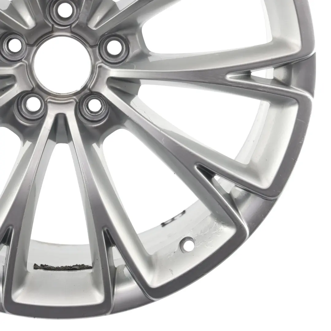 Rim Alloy Silver 19" 9J ET:33 Star Spoke to Audi A7 4G A8 D4 Wheel with Part number 4H0601025G Audi A7 4G A8 D4 Wheel Rim Alloy Silver 19" 9J ET:33 Star Spoke - SKU 4H0601025G-4 - Part number 4H0601025G