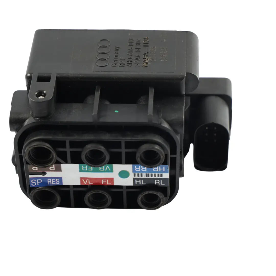 Sospensione Pneumatica Controllo Blocco Valvola per Audi A6 Avant S6 C7 con numero di parte 4H0616013B Audi A6 Avant S6 C7 Sospensione Pneumatica Controllo Blocco Valvola - SKU 4H0616013B - Numero di parte 4H0616013B