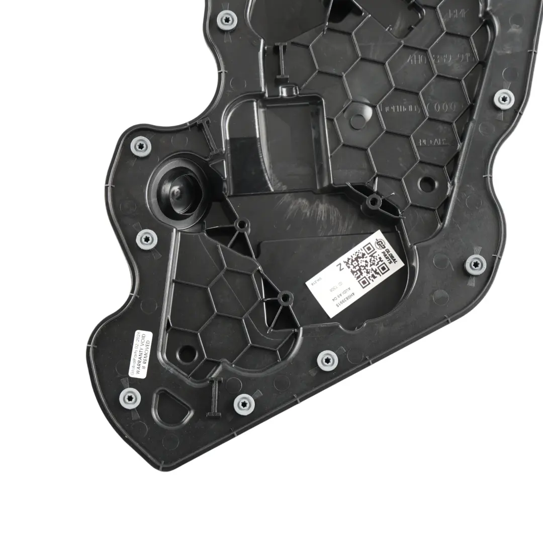 Door Inner Panel Locking Mechanism Cover Rear Left N/S to Audi A8 D4 with Part number 4H0839915 Audi A8 D4 Door Inner Panel Locking Mechanism Cover Rear Left N/S - SKU 4H0839915 - Part number 4H0839915