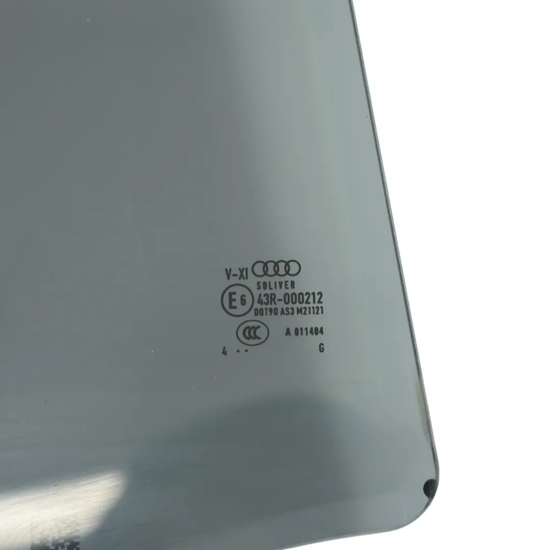 Door Window Shatterproof Glass Rear Right O/S Tinted AS3 to Audi A8 D4 with Part number 4H0845026H Audi A8 D4 Door Window Shatterproof Glass Rear Right O/S Tinted AS3 - SKU 4H0845026H - Part number 4H0845026H