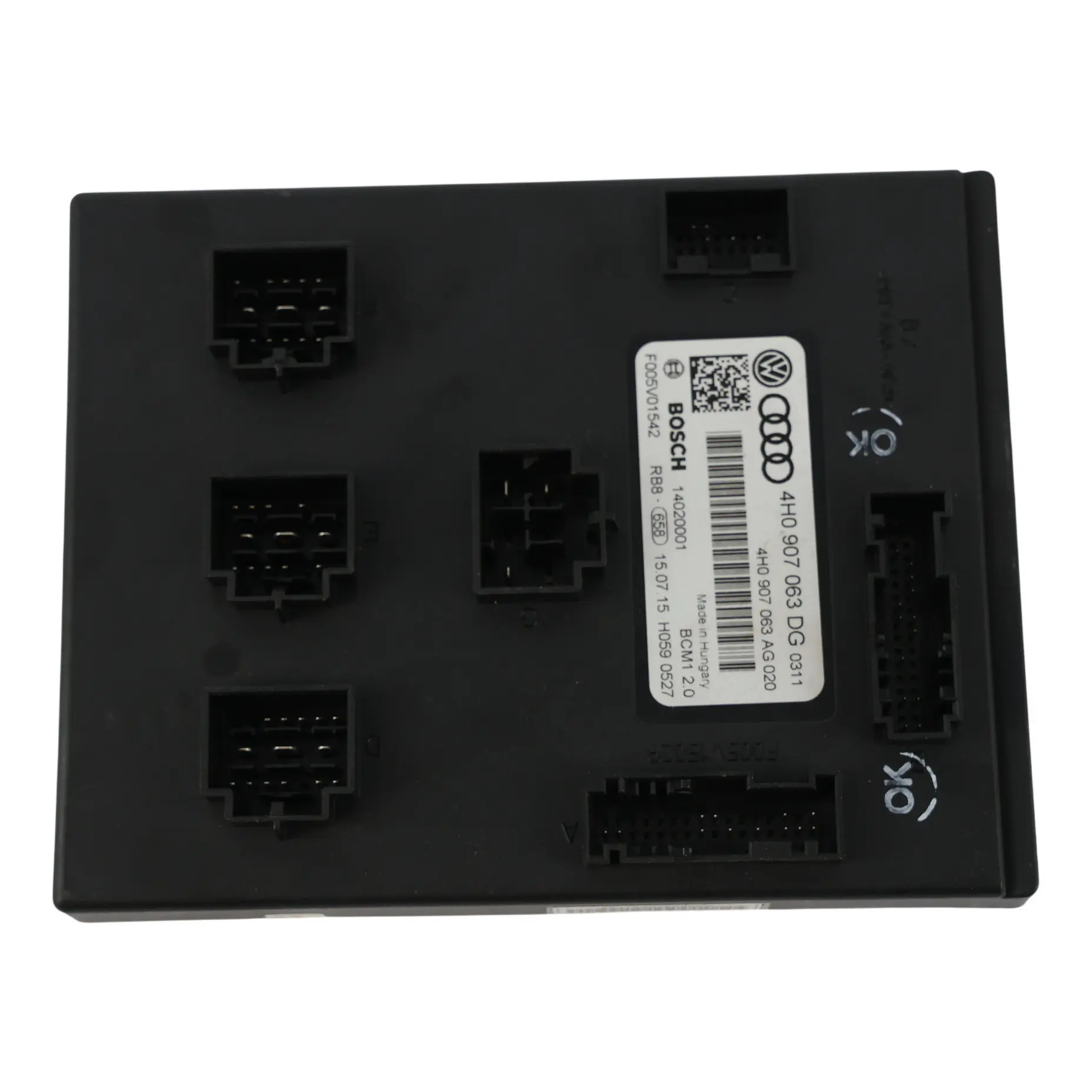 Audi A6 C7 A7 4G A8 D4 Centralina Di Controllo Carrozzeria BCM 4H0907063DG