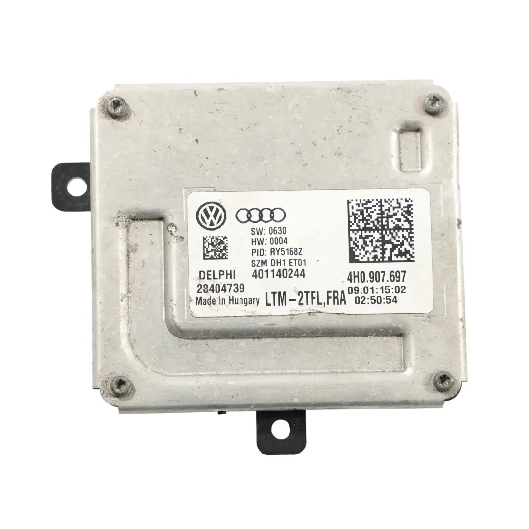 Modulo Xenon Centralina Controllo Potenza Faro per Audi A8 D4 con numero di parte 4H0907697 Audi A8 D4 Modulo Xenon Centralina Controllo Potenza Faro - SKU 4H0907697-2 - Numero di parte 4H0907697