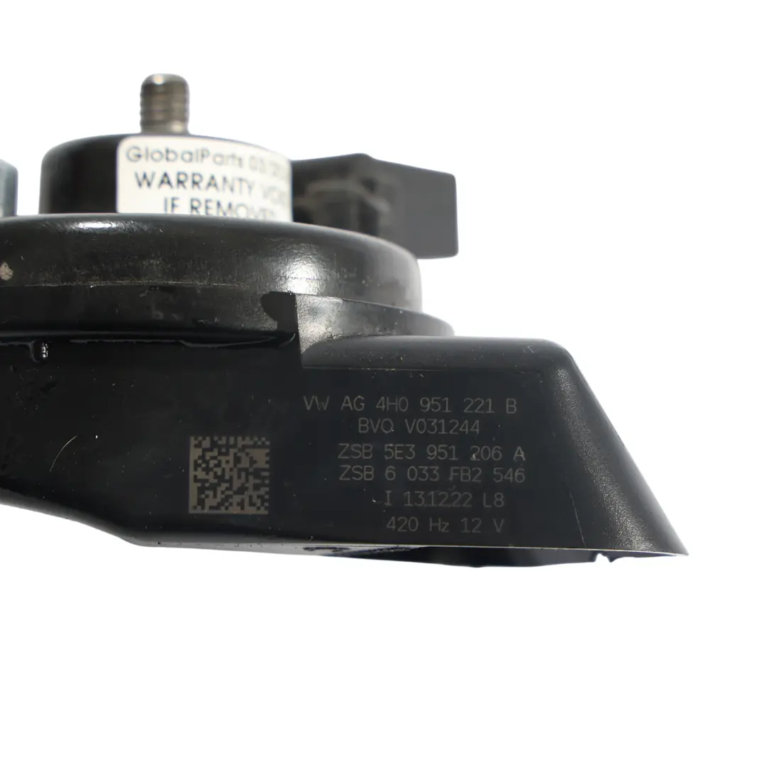 Skoda Octavia IV Bocina Señal Tono Bajo - SKU 4H0951221B - Número de pieza 4H0951221B