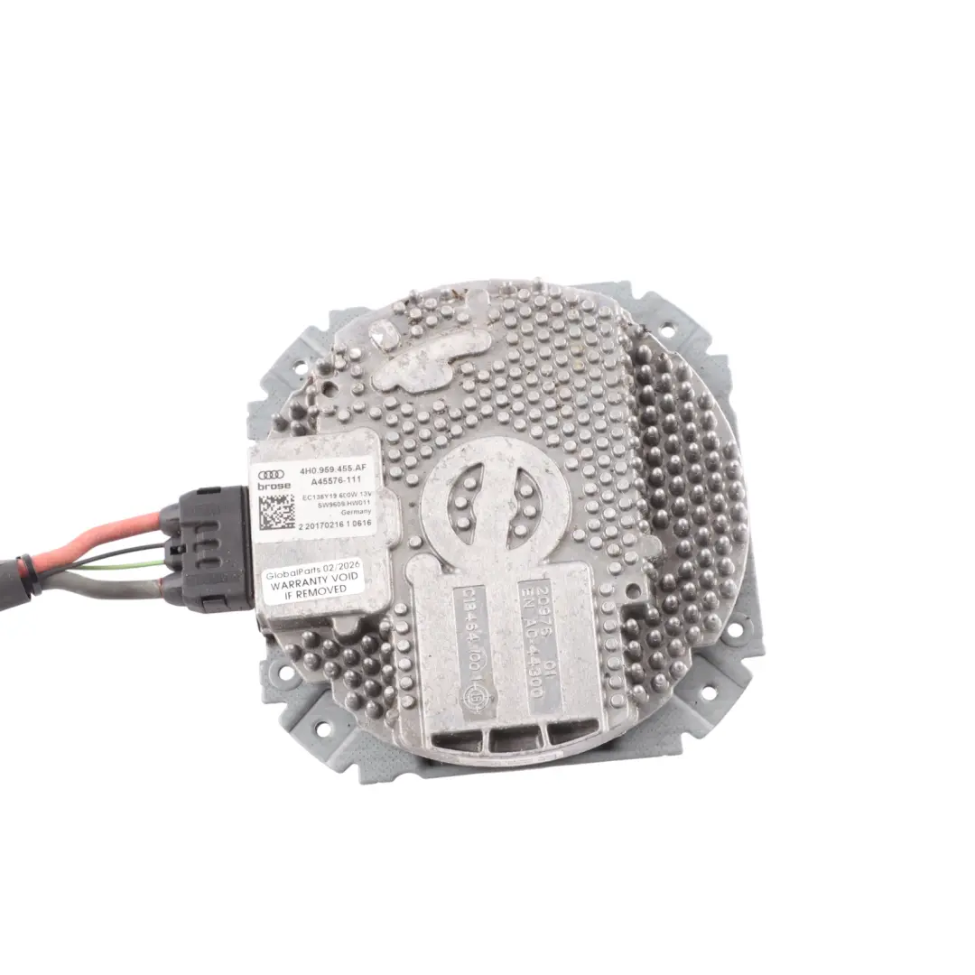 Audi A6 S6 C7 A7 S7 4G A8 D4 Radiator Fan Engine Cooling Motor Unit - SKU 4H0959455AF - Part number 4H0959455AF