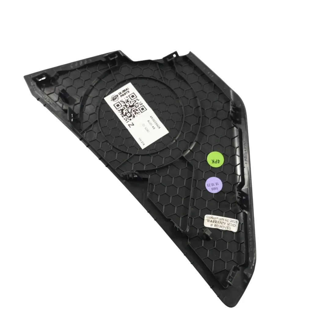 Pannello Porta Altoparlante Copertura Anteriore Destra per Audi A6 C8 con numero di parte 4K0035424 Audi A6 C8 Pannello Porta Altoparlante Copertura Anteriore Destra - SKU 4K0035424 - Numero di parte 4K0035424