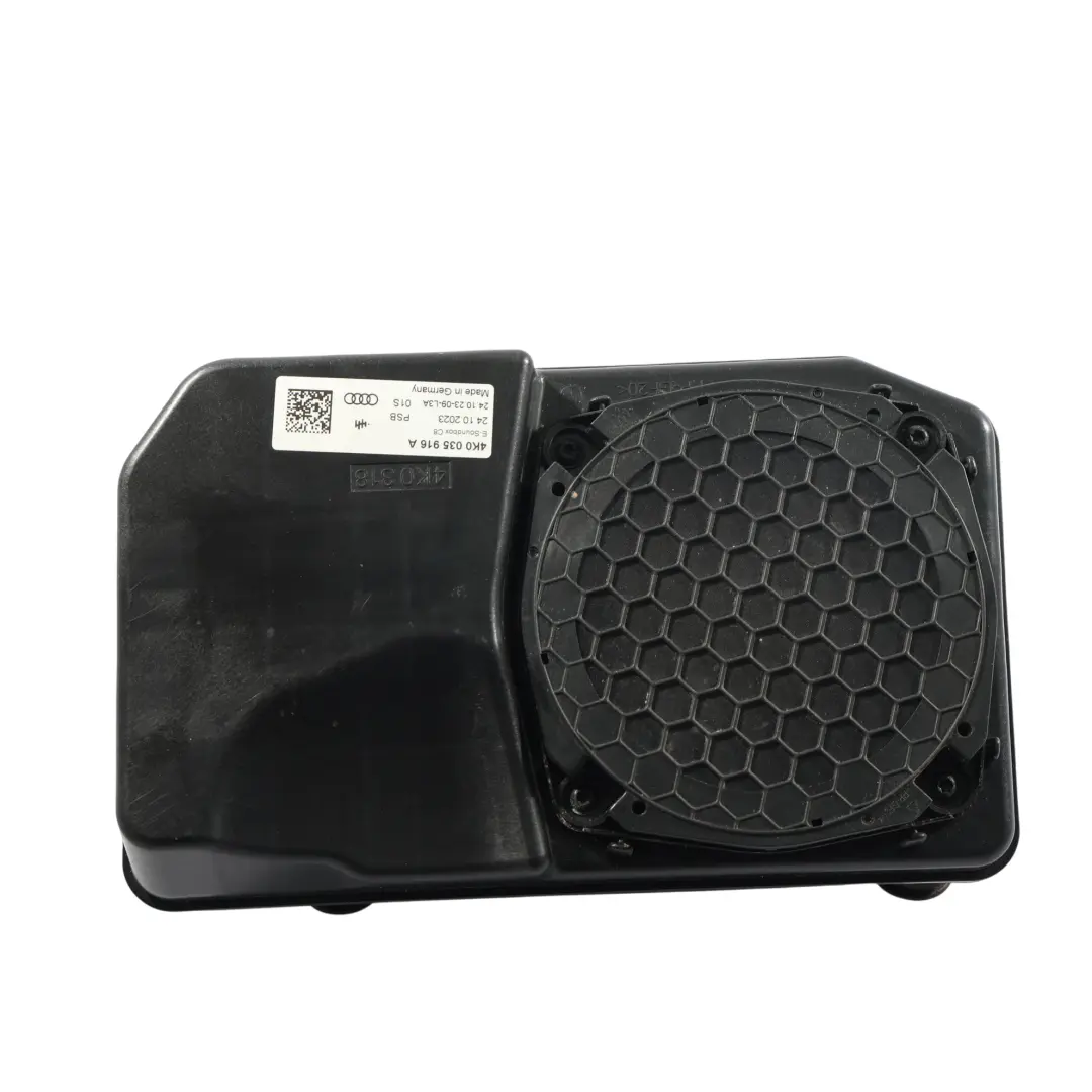 Sound Lautsprecher Box für Audi A6 C8 Motor mit Teilenummer 4K0035916A Audi A6 C8 Motor Sound Lautsprecher Box - SKU 4K0035916A - Teilenummer 4K0035916A