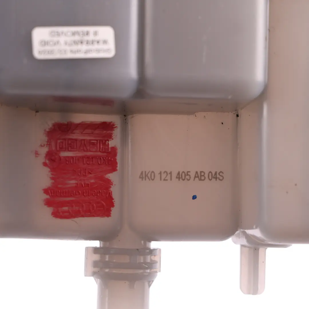 Audi A6 C8 A7 4K Coolant Expansion Tank Reservoir - SKU 4K0121405AB - Part number 4K0121405AB