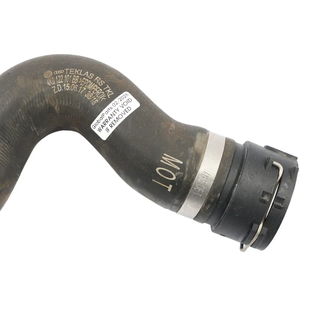 Audi A6 C8 A7 4K Wasser Schlauch Kühler Rohr Leitung Diesel - SKU 4K0122101BB - Teilenummer 4K0122101BB