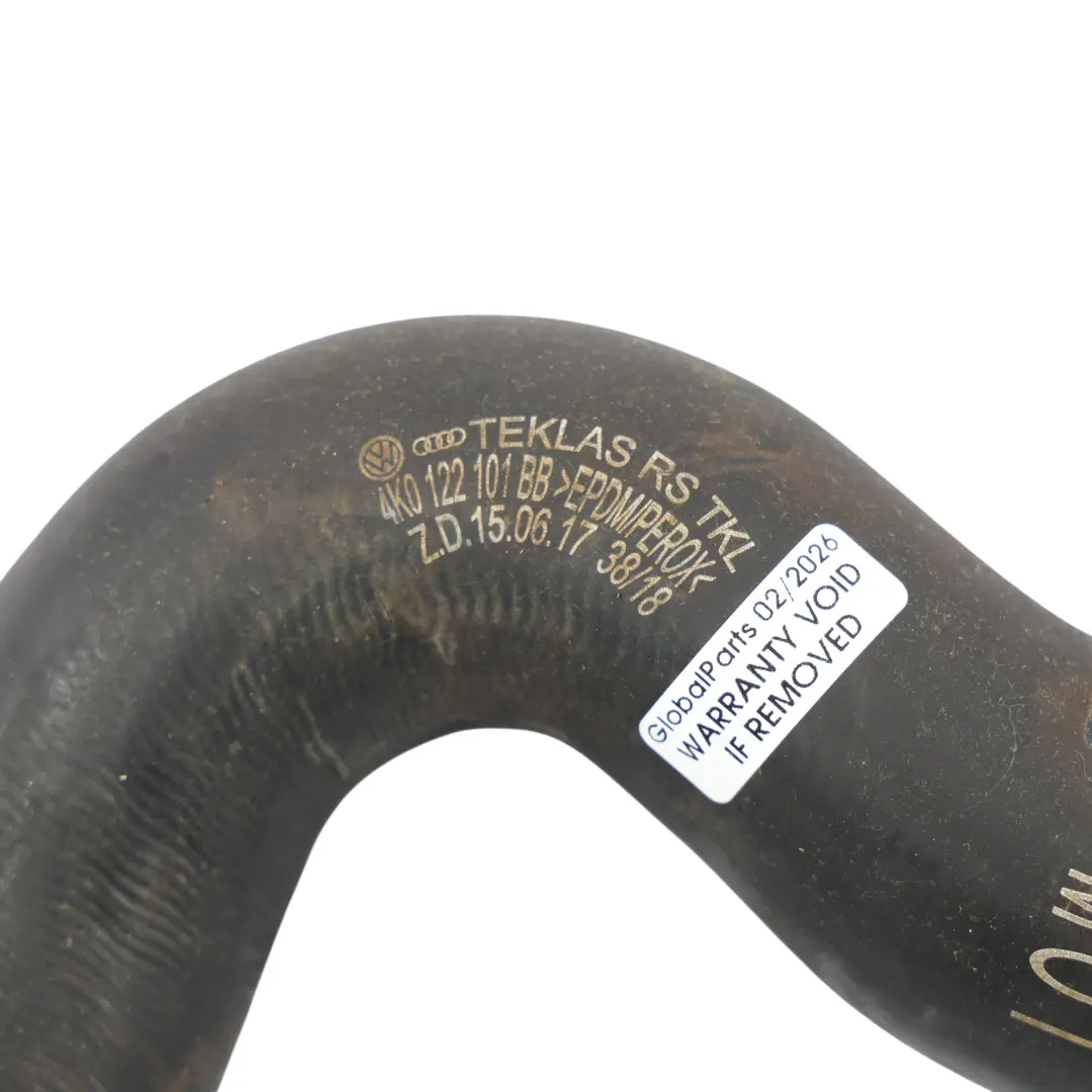 4K Durite D'Eau De Radiateur Diesel pour Audi A6 C8 A7 à propos du numéro de pièce 4K0122101BB Audi A6 C8 A7 4K Durite D'Eau De Radiateur Diesel - SKU 4K0122101BB - Numéro de pièce 4K0122101BB