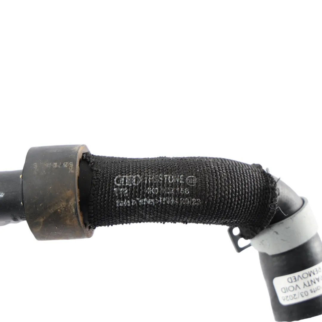 Audi A6 C8 Engine Water Coolant Cooling Pipe Hose Line 2.0 TFSIe - SKU 4K0122158 - Part number 4K0122158