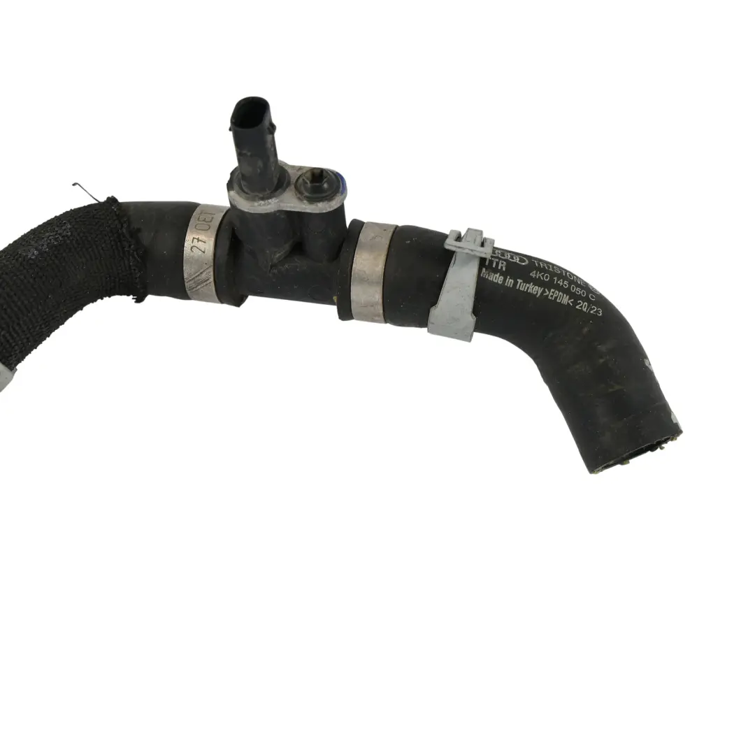 Audi A6 C8 Engine Water Coolant Pipe Hose Line 50 TFSIe - SKU 4K0145050C - Part number 4K0145050C