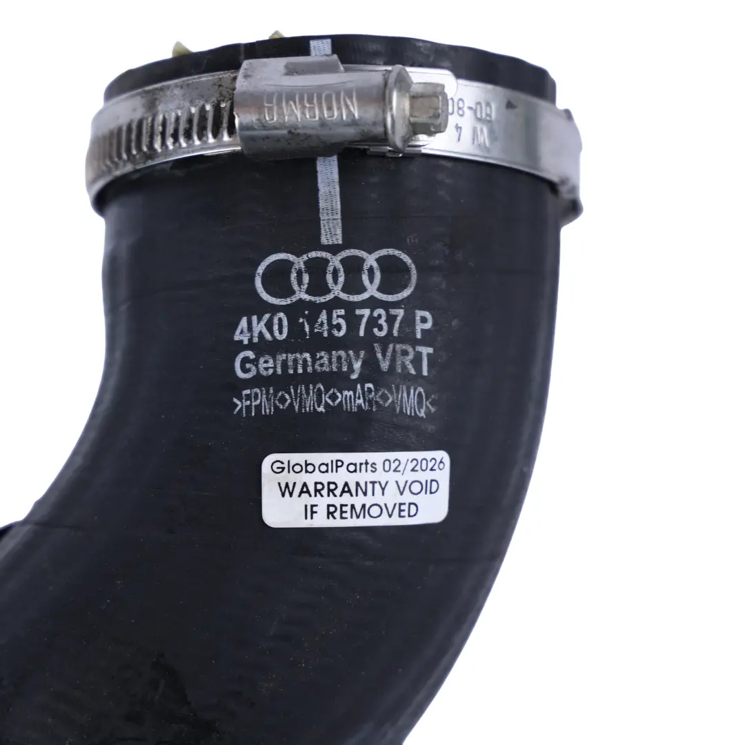 Audi A6 C8 Intercooler Turbo Tubo Presión Manguera Izquierda Superior - SKU 4K0145737P - Número de pieza 4K0145737P