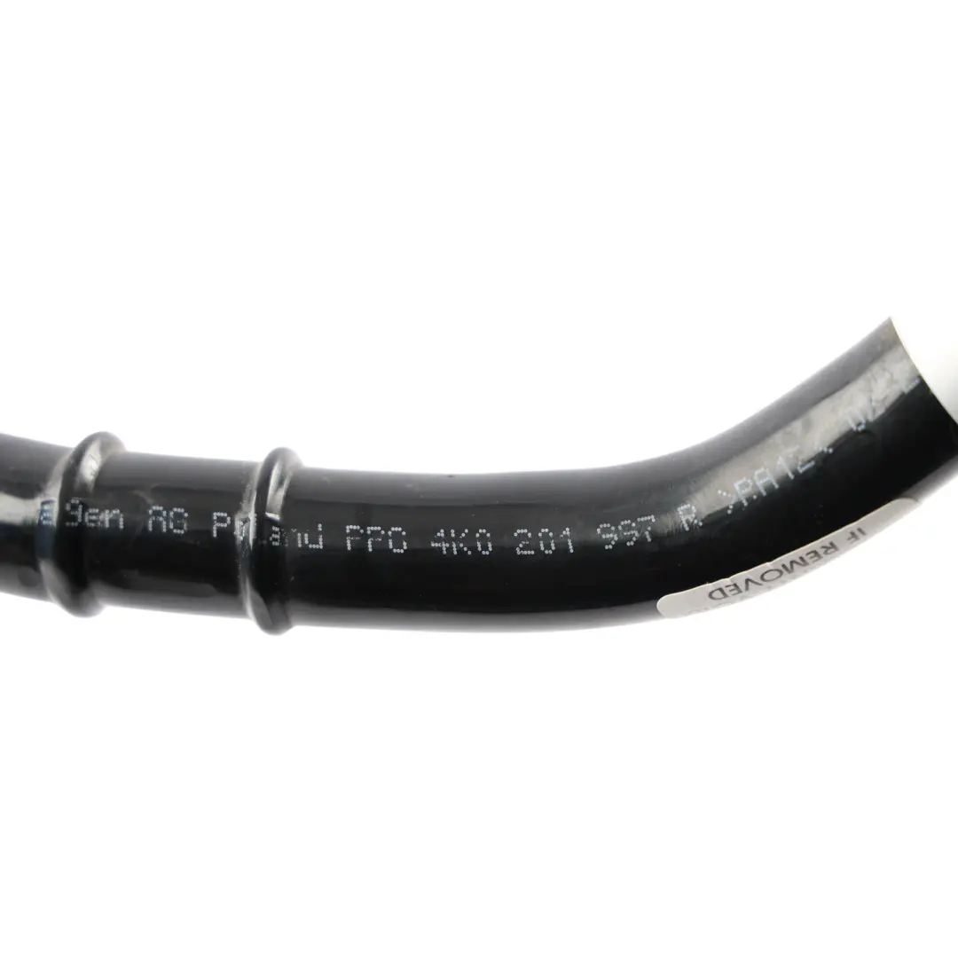 Audi A6 C8 Activated Carbon Filter Breather Pipe Hose Line - SKU 4K0201997R - Part number 4K0201997R