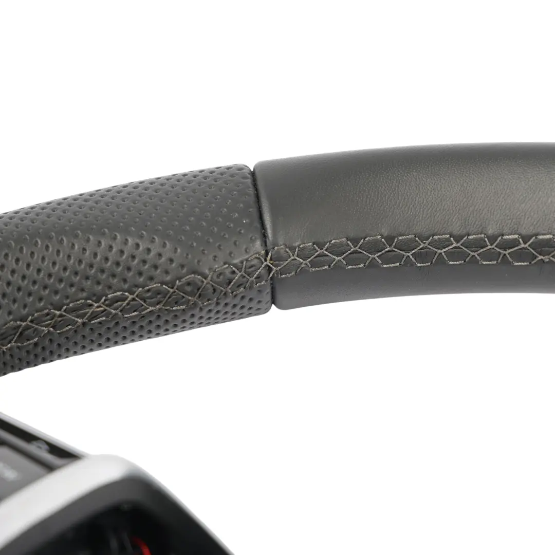 Steering Wheel S-Line Leather Flat Bottom Paddle Shift to Audi A6 C8 with Part number 4K0419091BE Audi A6 C8 Steering Wheel S-Line Leather Flat Bottom Paddle Shift - SKU 4K0419091BE - Part number 4K0419091BE