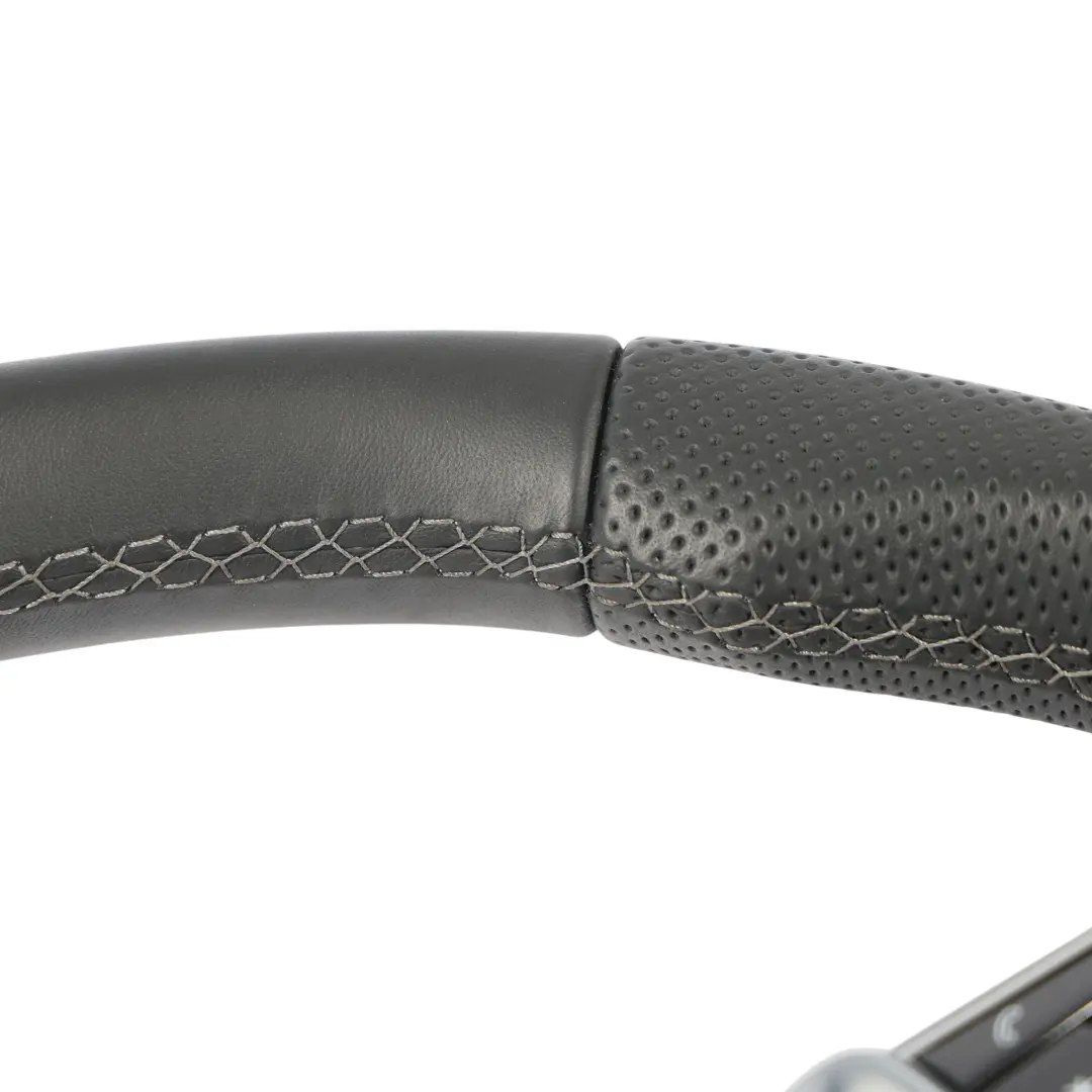 Audi A6 C8 Kierownica S-Line Czarna Skóra Ścięta Łopatki - SKU 4K0419091BE - Numer Części 4K0419091BE