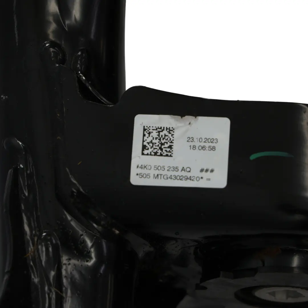 Audi A6 C8 Essieu Arrière Suspension Sous-Châssis Support Quattro - SKU 4K0505235AQ - Numéro de pièce 4K0505235AQ