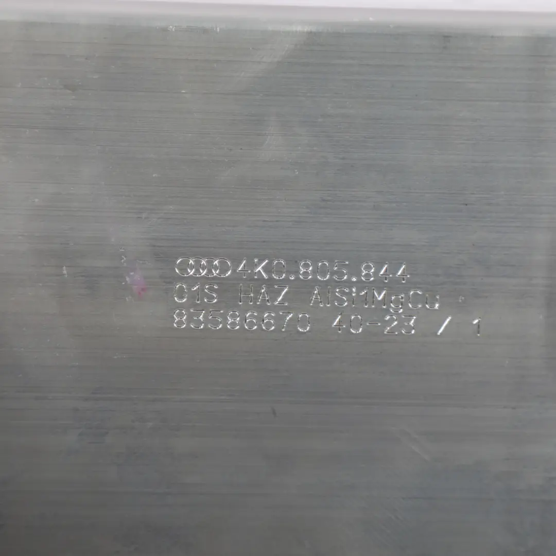 Bumper Carrier Cross Member Support Crash Bar to Audi A6 C8 Rear with Part number 4K0805844 Audi A6 C8 Rear Bumper Carrier Cross Member Support Crash Bar - SKU 4K0805844 - Part number 4K0805844