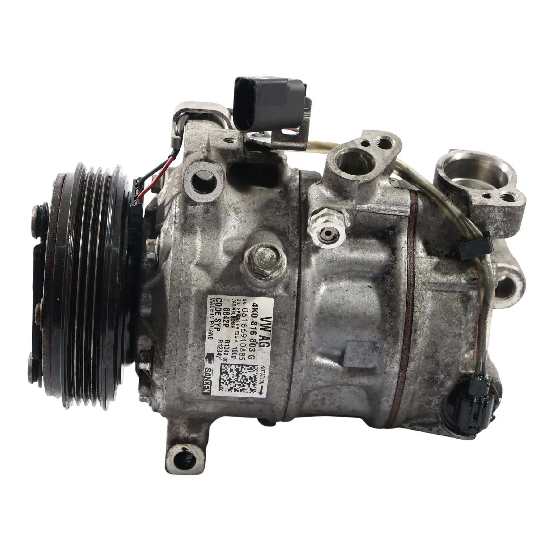 Audi A6 C8 A7 4K Unità Compressore Pompa Aria Condizionata A/C 4K0816803G