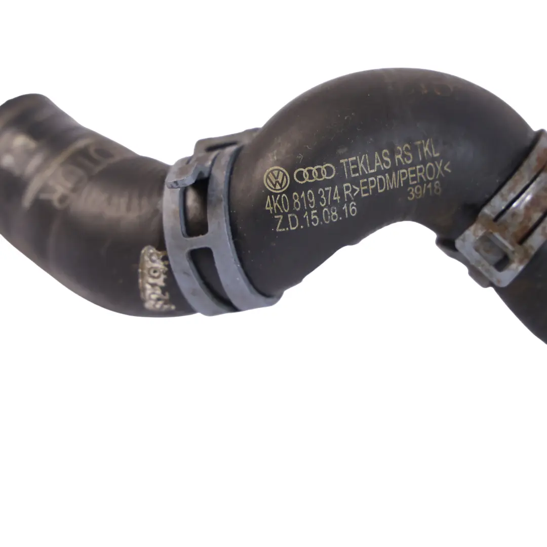 Kühlmittelrohr Wasserschlauch Rohr für Audi A6 C8 3.0 TDI Motor mit Teilenummer 4K0819374R Audi A6 C8 3.0 TDI Motor Kühlmittelrohr Wasserschlauch Rohr - SKU 4K0819374R - Teilenummer 4K0819374R
