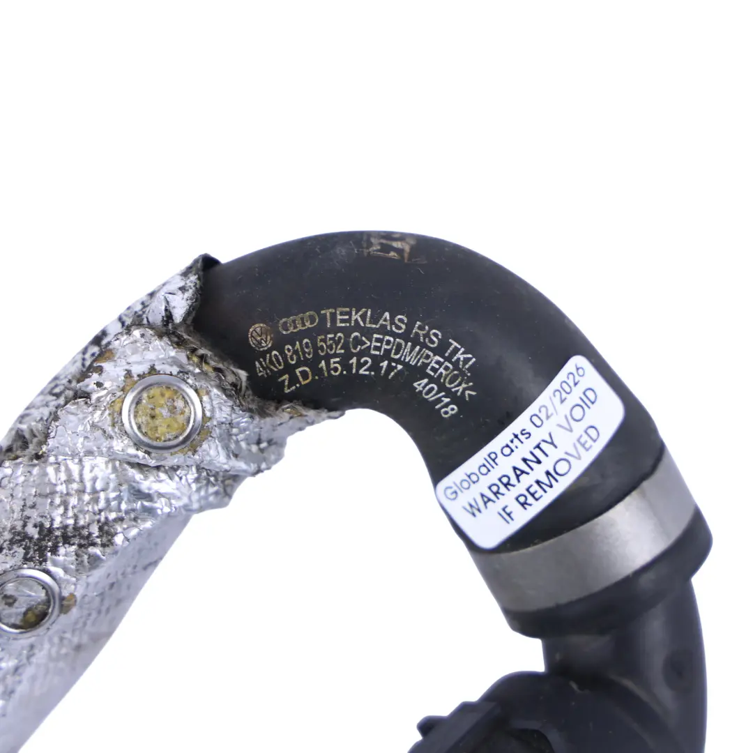 Durite Liquide Refroidissement Conduite D'Eau Tube pour Audi A6 C8 à propos du numéro de pièce 4K0819552C Audi A6 C8 Durite Liquide Refroidissement Conduite D'Eau Tube - SKU 4K0819552C - Numéro de pièce 4K0819552C