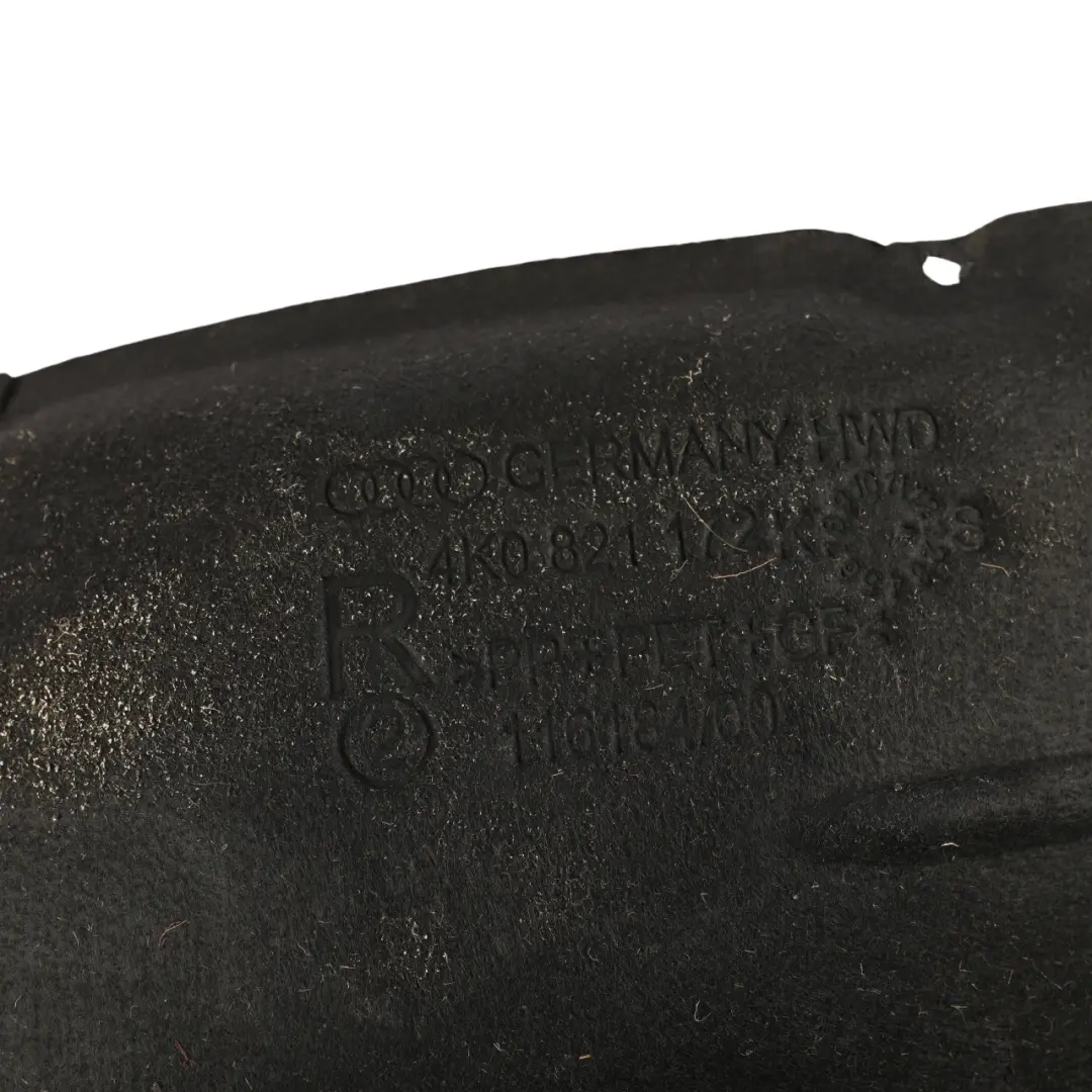 Arch Front Right O/S Housing Cover Splash Guard to Audi A6 C8 Wheel with Part number 4K0821172K Audi A6 C8 Wheel Arch Front Right O/S Housing Cover Splash Guard - SKU 4K0821172K - Part number 4K0821172K