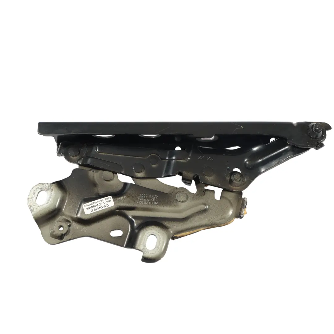 Audi A6 C8 Cerniera Cofano Anteriore Sinistra Nero Mitico - Y9T - SKU 4K0823301A-MYB - Numero di parte 4K0823301A