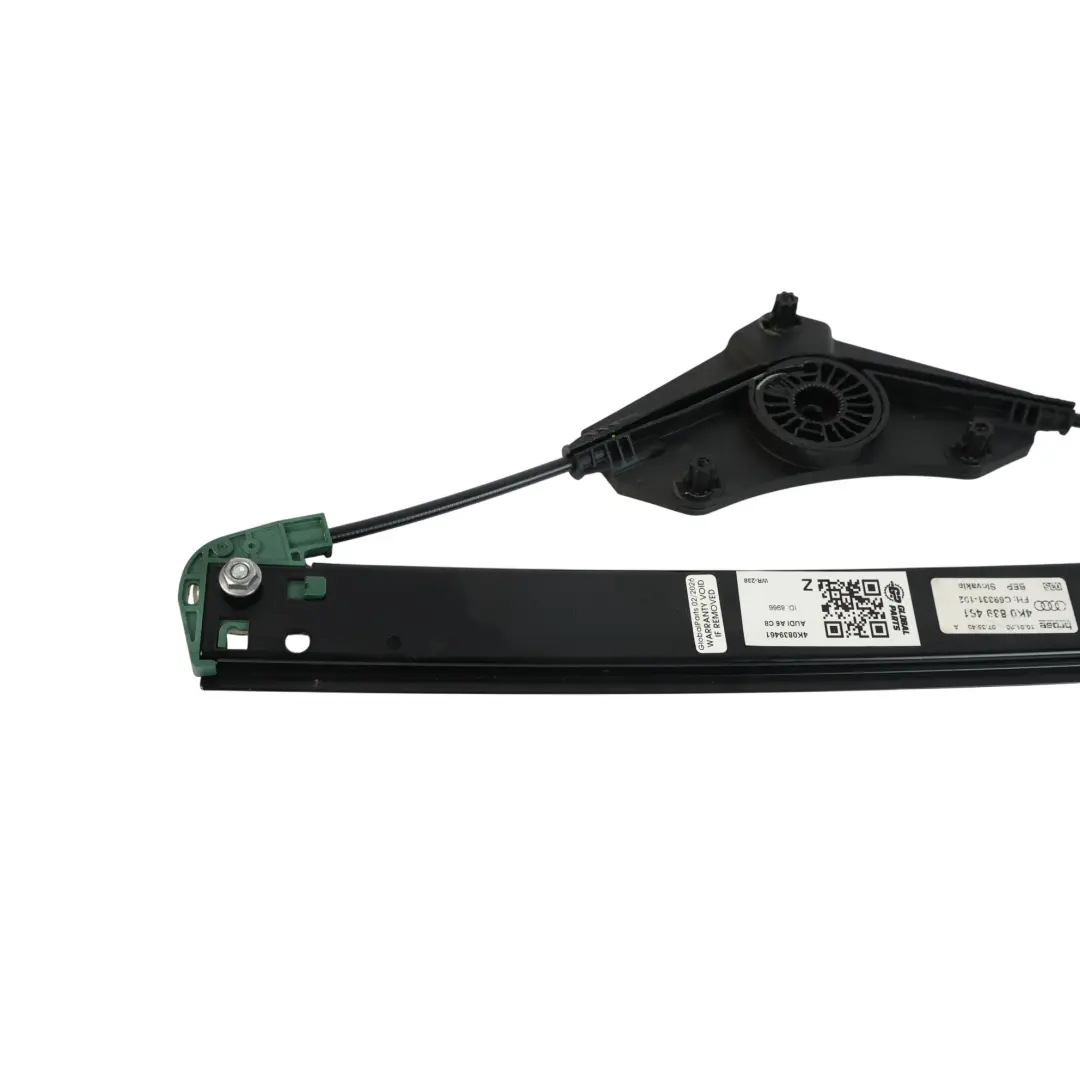 Elevalunas De Puerta Regulador Mecanismo Trasero Izquierdo para Audi A6 C8 con número de pieza 4K0839461 Audi A6 C8 Elevalunas De Puerta Regulador Mecanismo Trasero Izquierdo - SKU 4K0839461 - Número de pieza 4K0839461