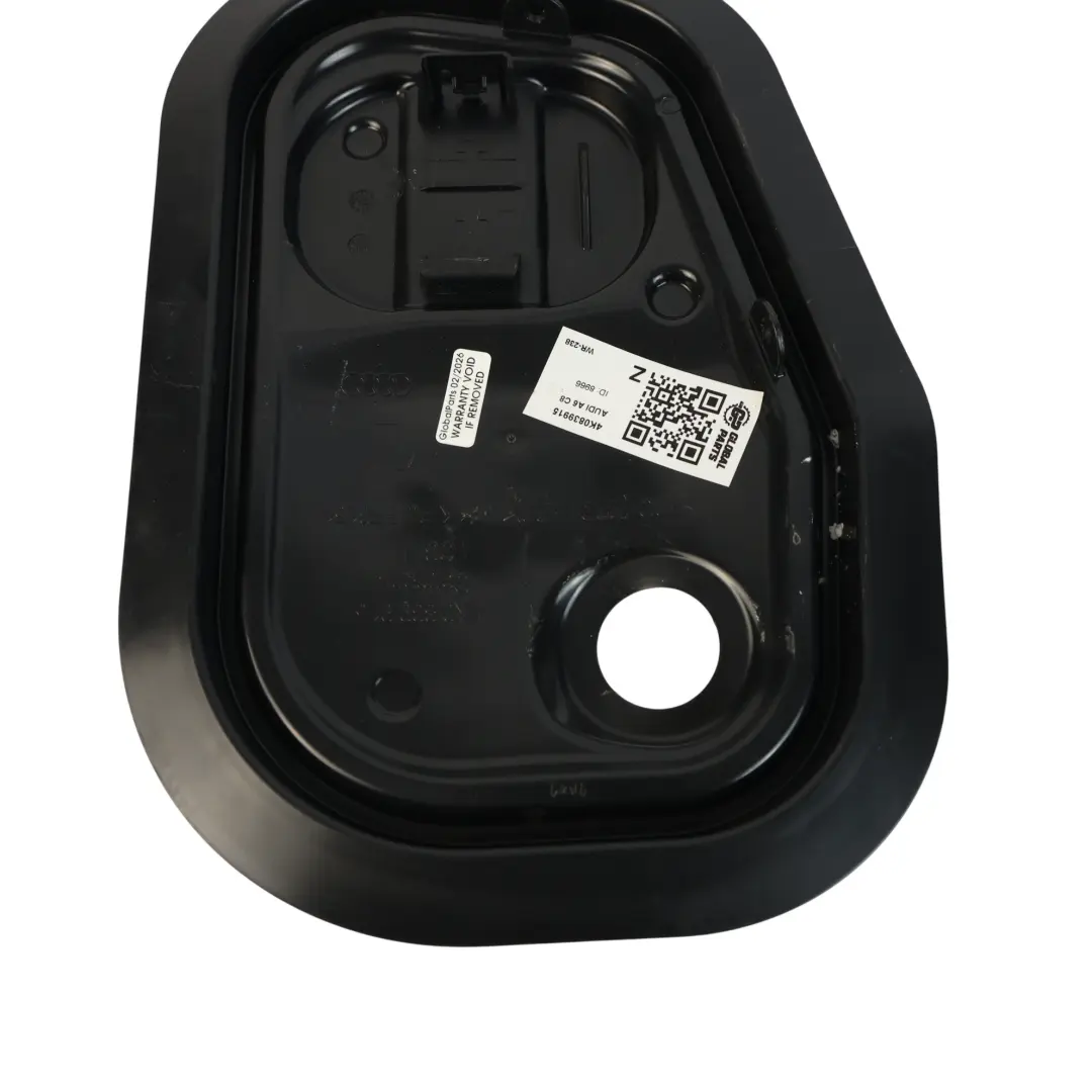 Interior Puerta Acceso Agujero Tapa Panel Trasero Izquierdo para Audi A6 C8 con número de pieza 4K0839915 Audi A6 C8 Interior Puerta Acceso Agujero Tapa Panel Trasero Izquierdo - SKU 4K0839915 - Número de pieza 4K0839915