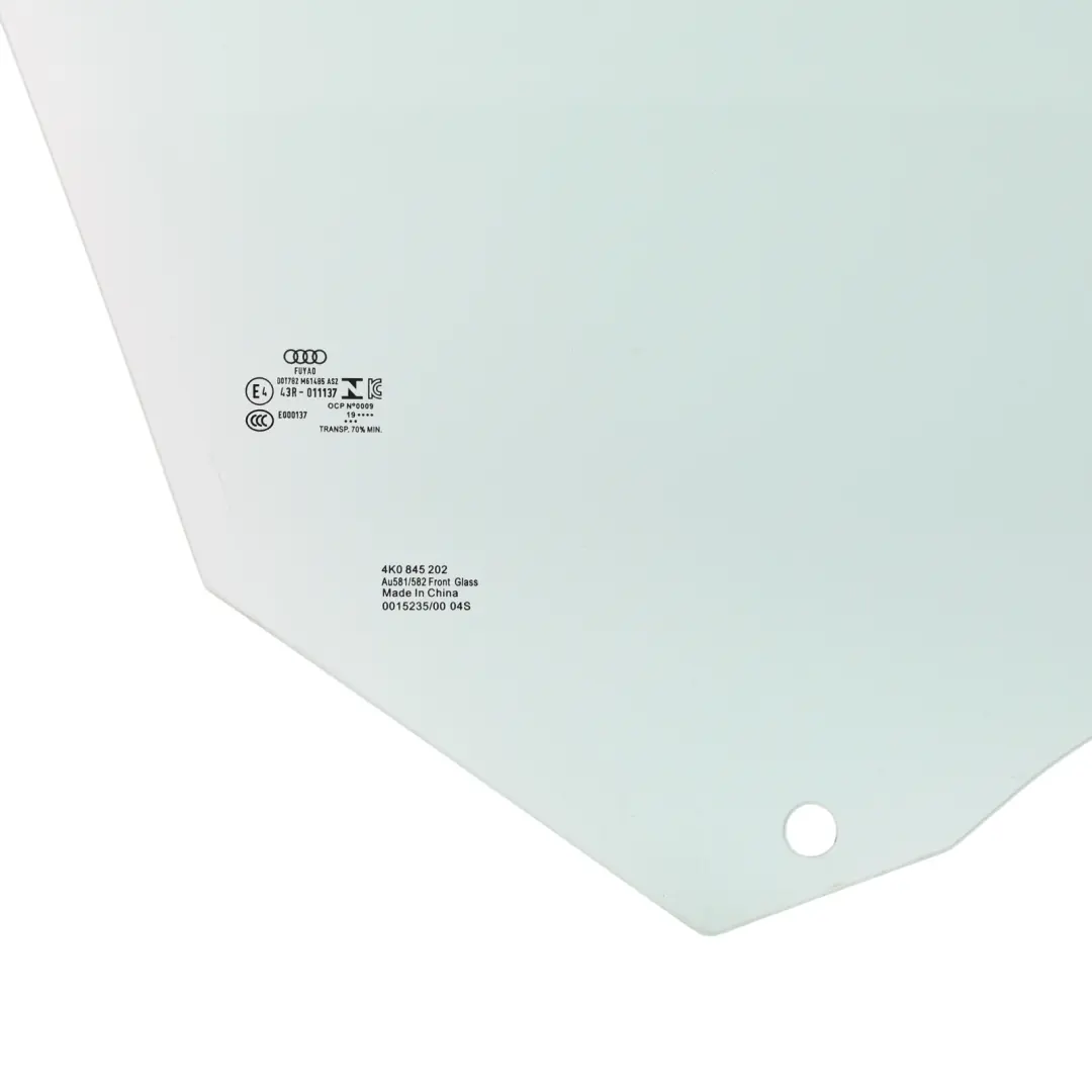 Vordertür Fensterglas Verglasung AS2 Rechts für Audi A6 C8 mit Teilenummer 4K0845202 Audi A6 C8 Vordertür Fensterglas Verglasung AS2 Rechts - SKU 4K0845202 - Teilenummer 4K0845202