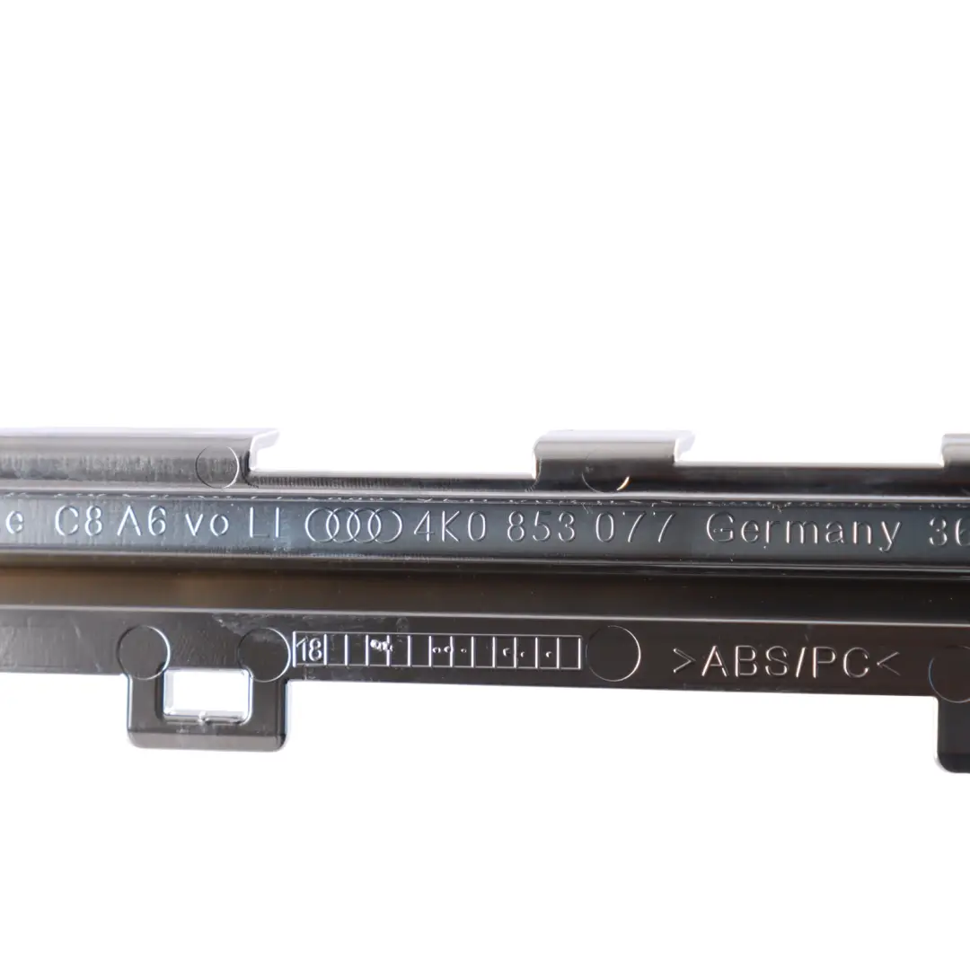 Audi A6 C8 Trim Strip Moulding Cover Panel Chrome Front Left N/S - SKU 4K0853077 - Part number 4K0853077