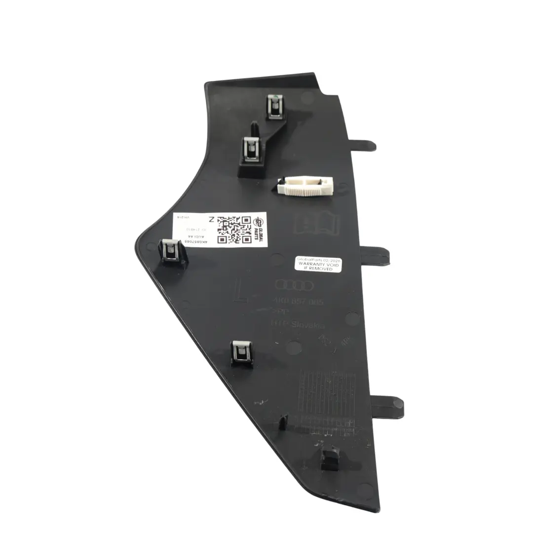 Audi A6 C8 Armaturenbrett Seiten Verkleidung Links - SKU 4K0857085 - Teilenummer 4K0857085