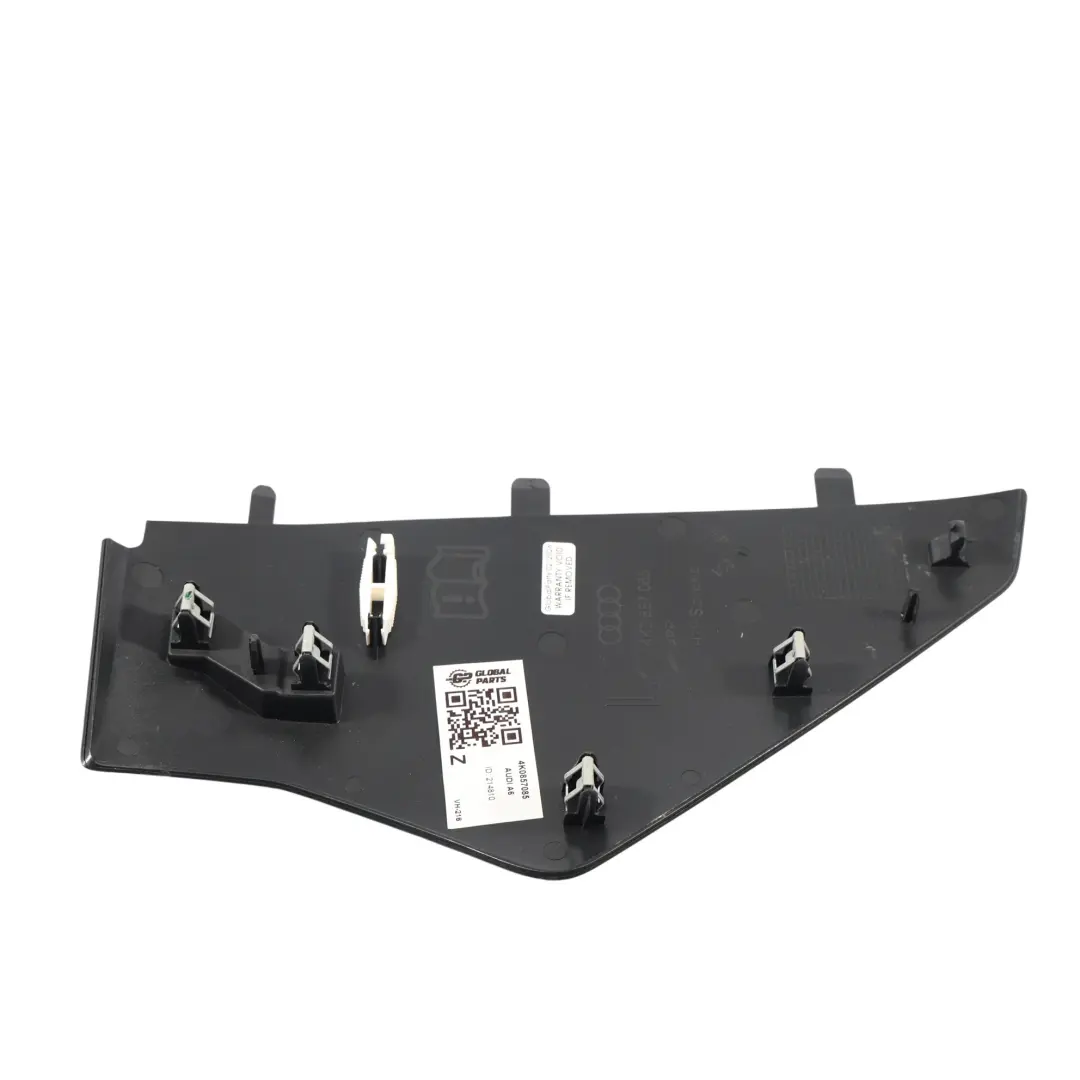 Embellecedor Lateral Salpicadero Izquierdo para Audi A6 C8 con número de pieza 4K0857085 Audi A6 C8 Embellecedor Lateral Salpicadero Izquierdo - SKU 4K0857085 - Número de pieza 4K0857085