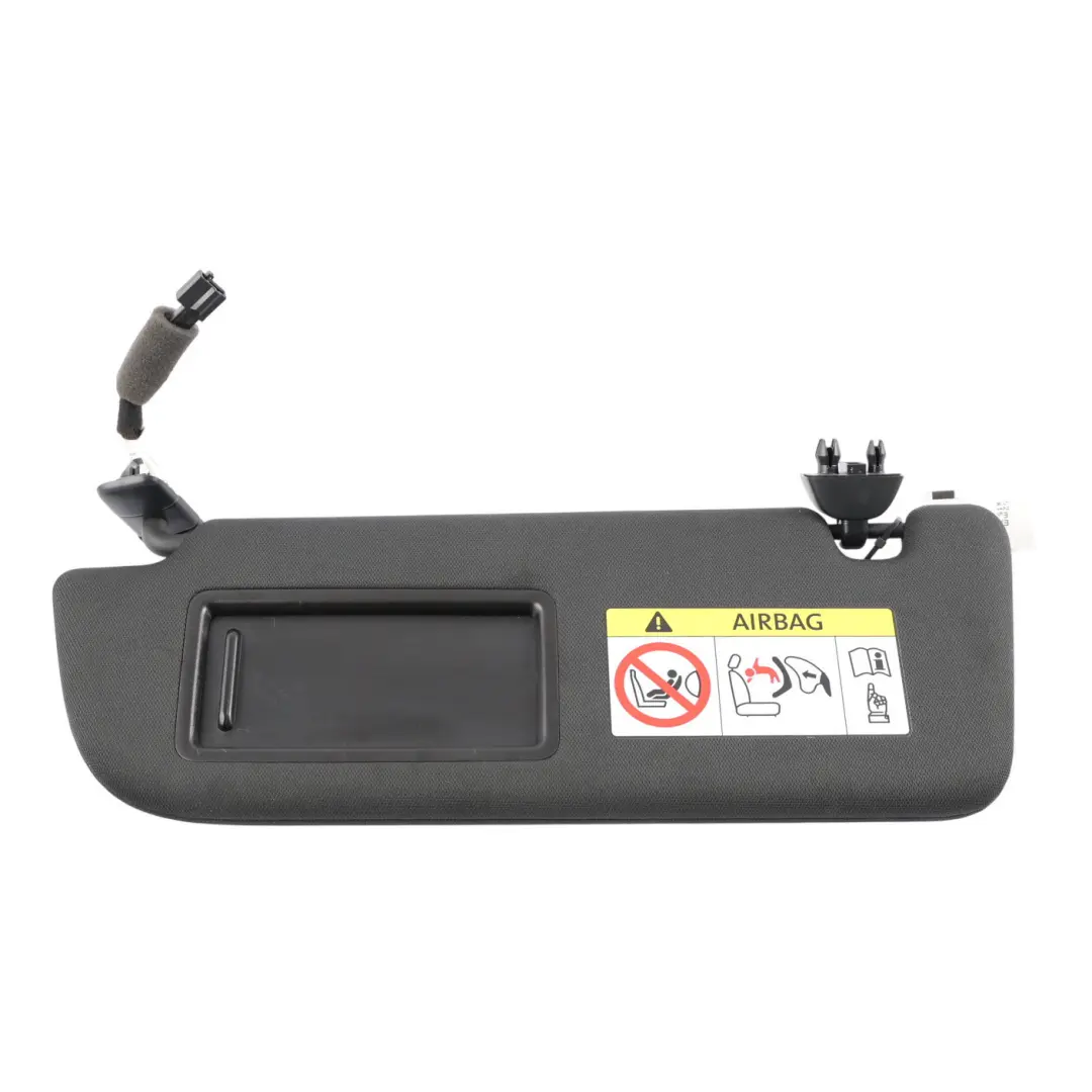 Audi A6 C8 Sun Visor Cover Illuminated Mirror Left N/S Black - SKU 4K0857551A - Part number 4K0857551A