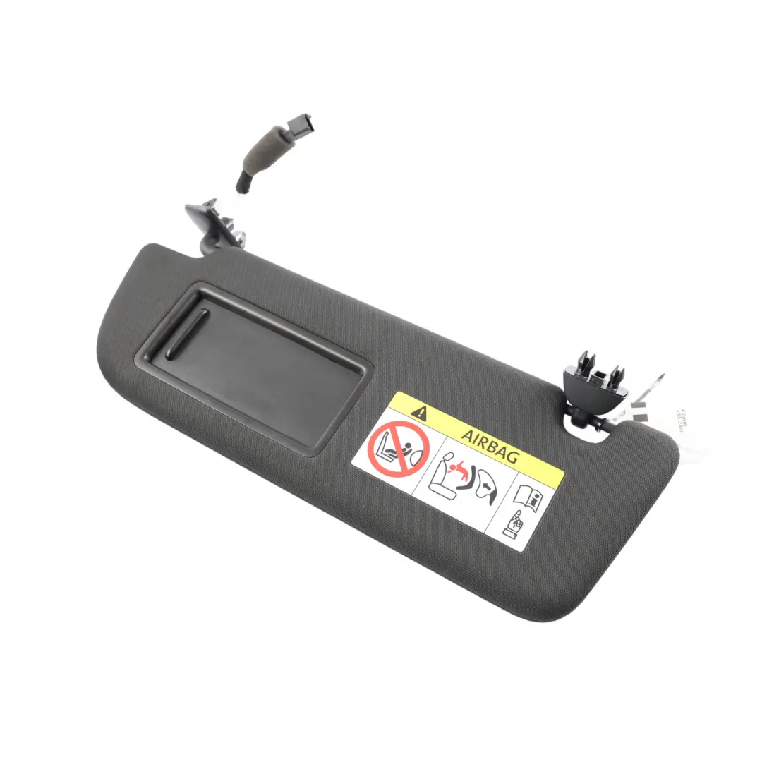 Audi A6 C8 Sun Visor Cover Illuminated Mirror Left N/S Black - SKU 4K0857551A - Part number 4K0857551A