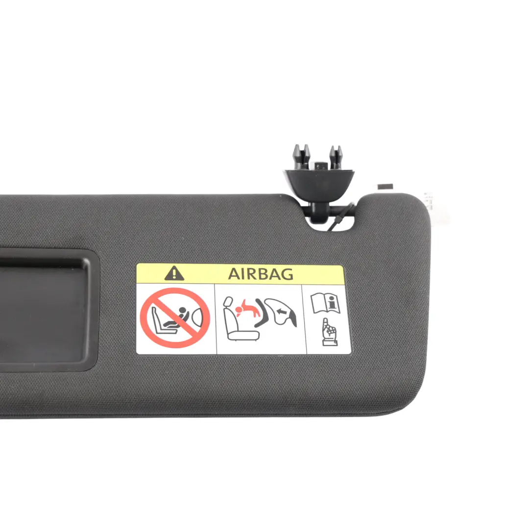 Audi A6 C8 Sun Visor Cover Illuminated Mirror Left N/S Black - SKU 4K0857551A - Part number 4K0857551A