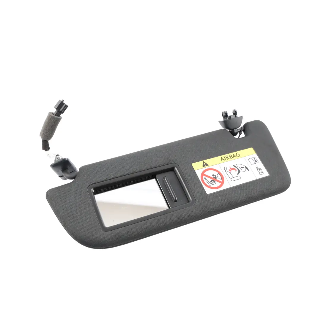 Sun Visor Cover Illuminated Mirror Left N/S Black to Audi A6 C8 with Part number 4K0857551A Audi A6 C8 Sun Visor Cover Illuminated Mirror Left N/S Black - SKU 4K0857551A - Part number 4K0857551A