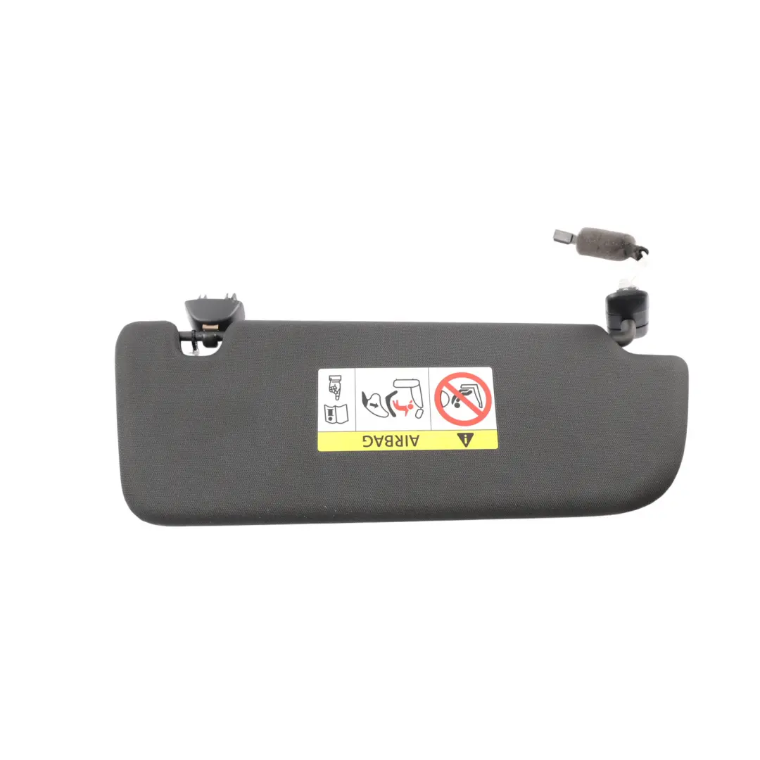 Audi A6 C8 Sun Visor Cover Illuminated Mirror Left N/S Black - SKU 4K0857551A - Part number 4K0857551A