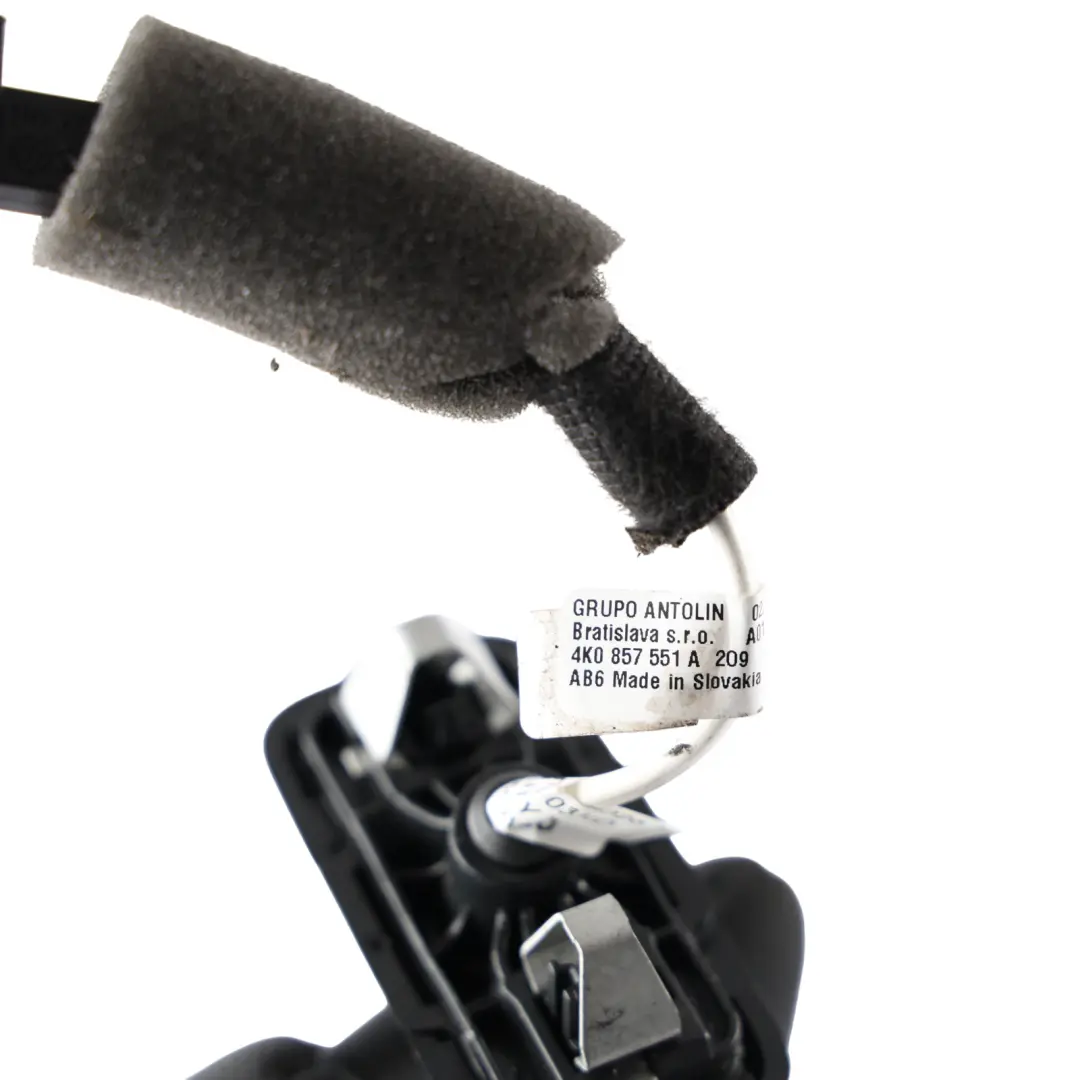 Audi A6 C8 Sun Visor Cover Illuminated Mirror Left N/S Black - SKU 4K0857551A - Part number 4K0857551A