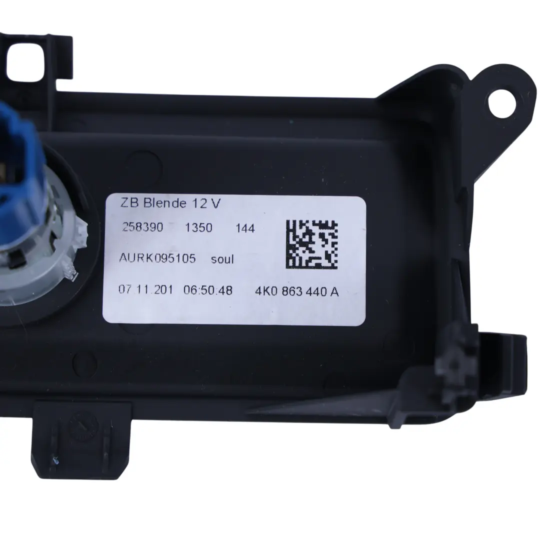 Console Centrale Posteriore Presa Corrente Uscita Trim per Audi A6 C8 con numero di parte 4K0863440A Audi A6 C8 Console Centrale Posteriore Presa Corrente Uscita Trim - SKU 4K0863440A-1 - Numero di parte 4K0863440A